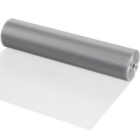 Hardware Cloth 1/2 inch 48 inch x 100 ft 19 Gauge Chicken Wire Fence, Hot-Dip Galvanized After Welding Metal Wire Mesh Roll