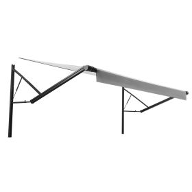 Motorized RV Awning Complete Kit, 21.06FT Electric Retractable RV Awning with Aluminum Alloy Frame & Waterproof Fabric