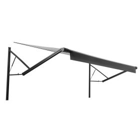 Motorized RV Awning Complete Kit, 15.06FT Electric Retractable RV Awning with Aluminum Alloy Frame & Waterproof Fabric