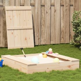 Sandpit Natural Wood Solid Pine Wood Medium Durable Square