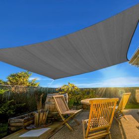 12'X16' Dark Grey HDPE sunshade sail