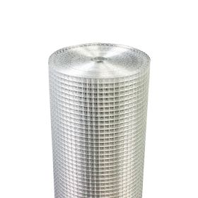 Hardware Cloth 1/4 inch 48in x 100ft 23 Gauge, Hot-dip Galvanized After Welding Chicken Wire Fence Roll Garden Plant Welded Metal Wire Fencing Ro