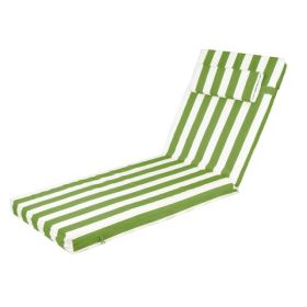 Outdoor Chaise Lounge Cushion, 72 In. X 21 In. X 3 In. Waterproof Fade-Resistant Patio Chair Pad For Pool Beach (Option: default)