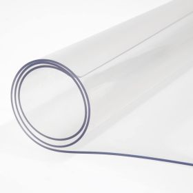 Clear Table Protector Mat -1.5mm Thickness Waterproof Heavy Duty PVC Table Cover For Dining Room Table (Option: 40x40inches)