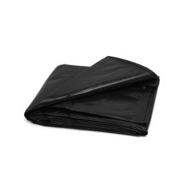 Pond Liner, 20 MIL for Fish Ponds, Water Features, Fountains and Water Gardens, Black (size: HDPE)