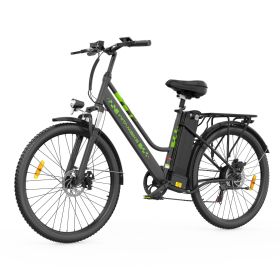 WITAMBIKE C26 PRO 250W Electric Bike with 43Nnm Torque, 36V20AH Battery 100-120km Range (Color: Black)